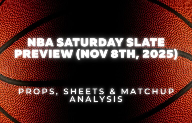nba saturday slate