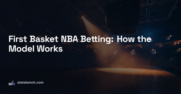 First Basket NBA Betting: How the Model Works