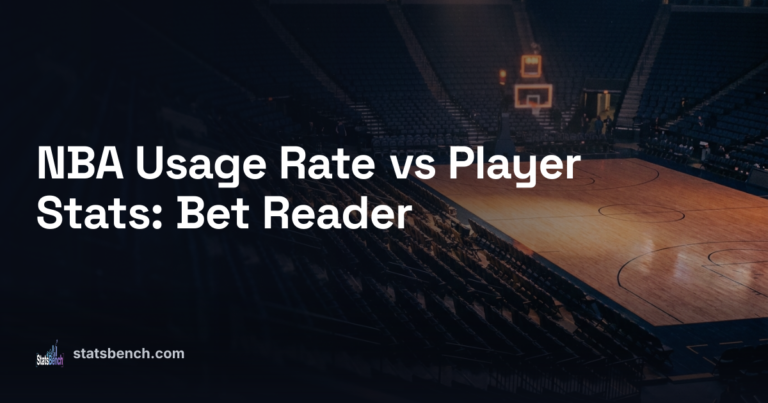 NBA Usage Rate vs Player Stats: Bet Reader