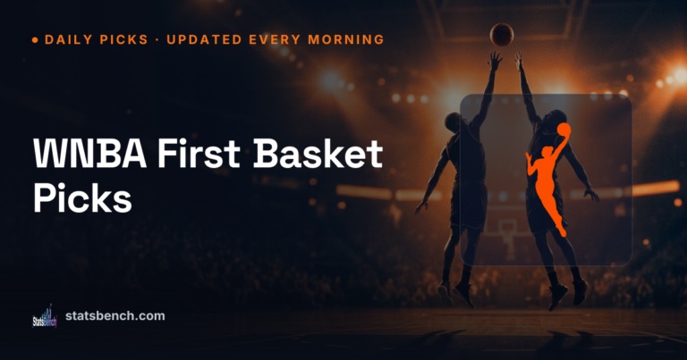 WNBA First Basket Picks Today, August 10, 2026 (Data-Backed)