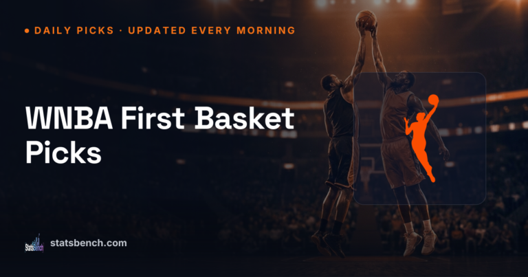 WNBA First Basket Picks Today, August 17, 2026 (Data-Backed)