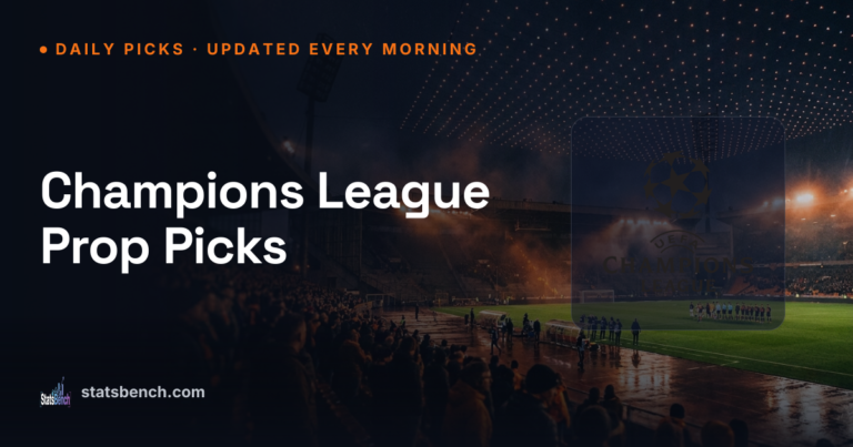 Champions League Prop Picks Today, September 8, 2026 (Data-Backed)