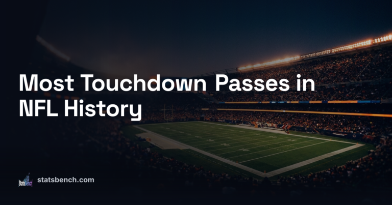 Most Touchdown Passes in NFL History