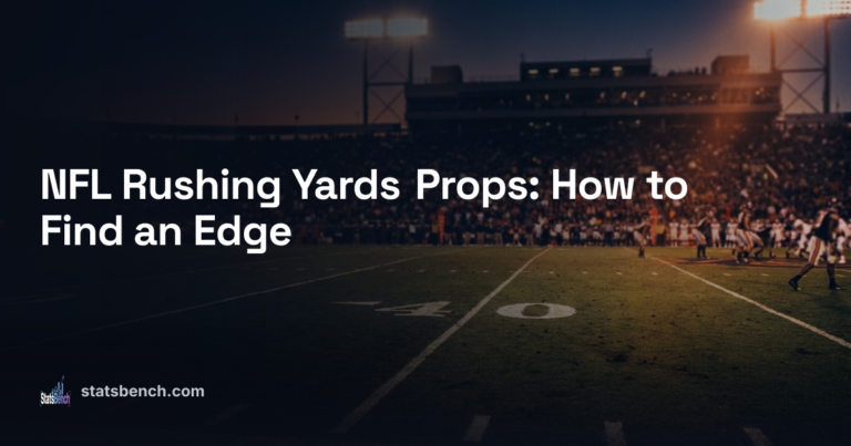 NFL Rushing Yards Props: How to Find an Edge