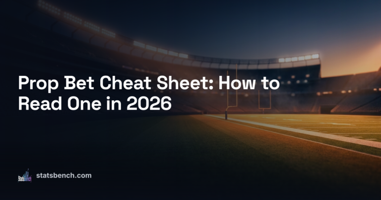 Prop Bet Cheat Sheet: How to Read One in 2026