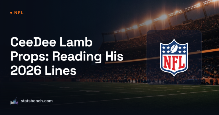 CeeDee Lamb Props: Reading His 2026 Lines