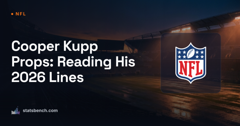 Cooper Kupp Props: Reading His 2026 Lines
