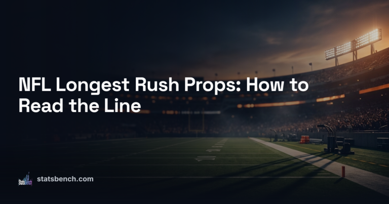 NFL Longest Rush Props: How to Read the Line