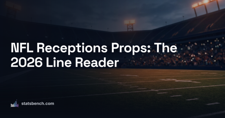 NFL Receptions Props: The 2026 Line Reader