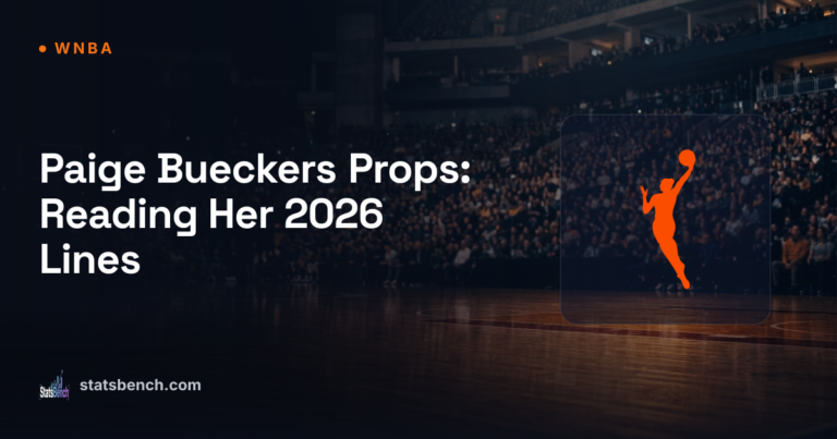 Paige Bueckers Props: Reading Her 2026 Lines